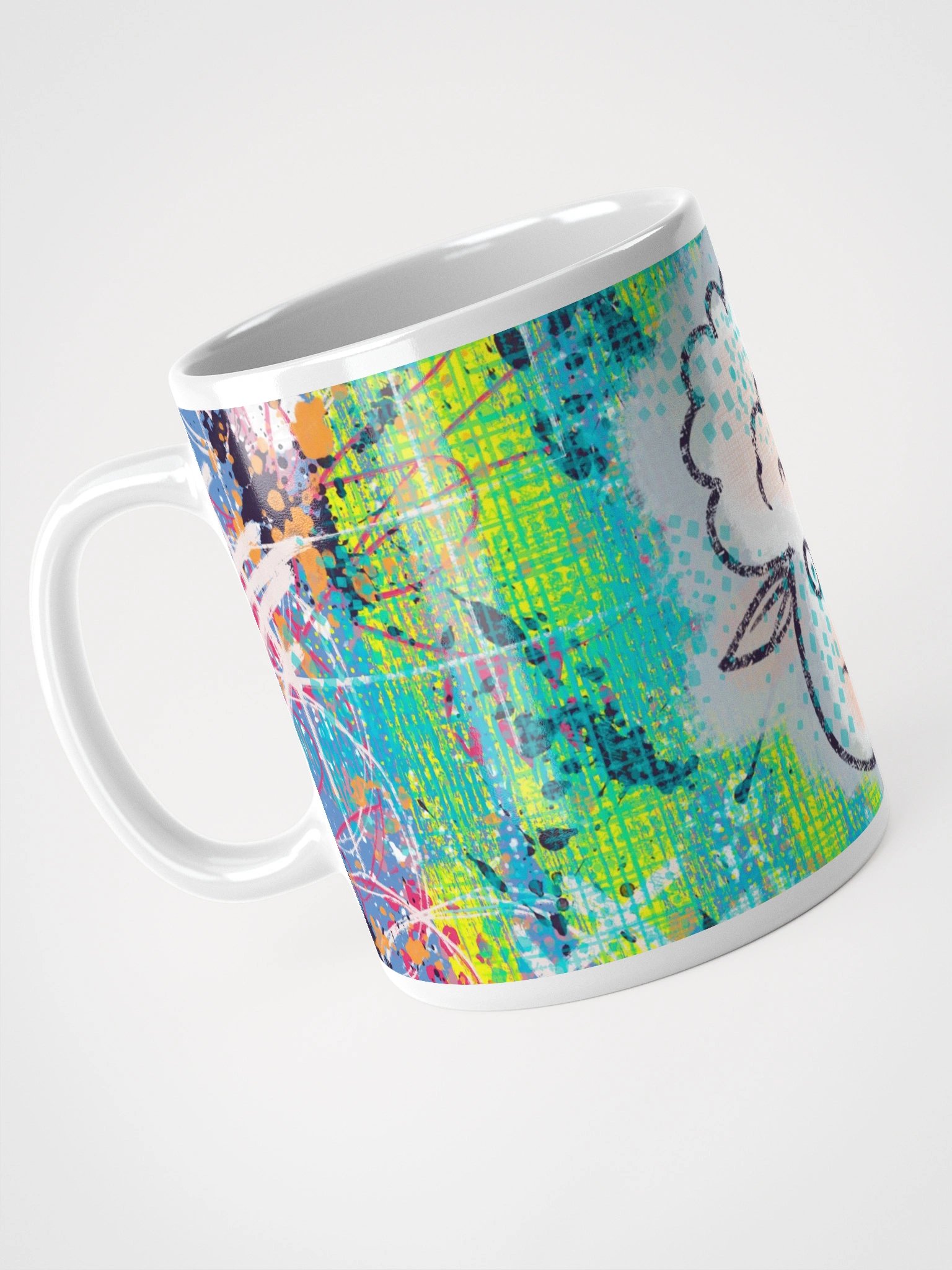 Whimsical Hand Drawn Cartoon Sheep Mug product image (4)