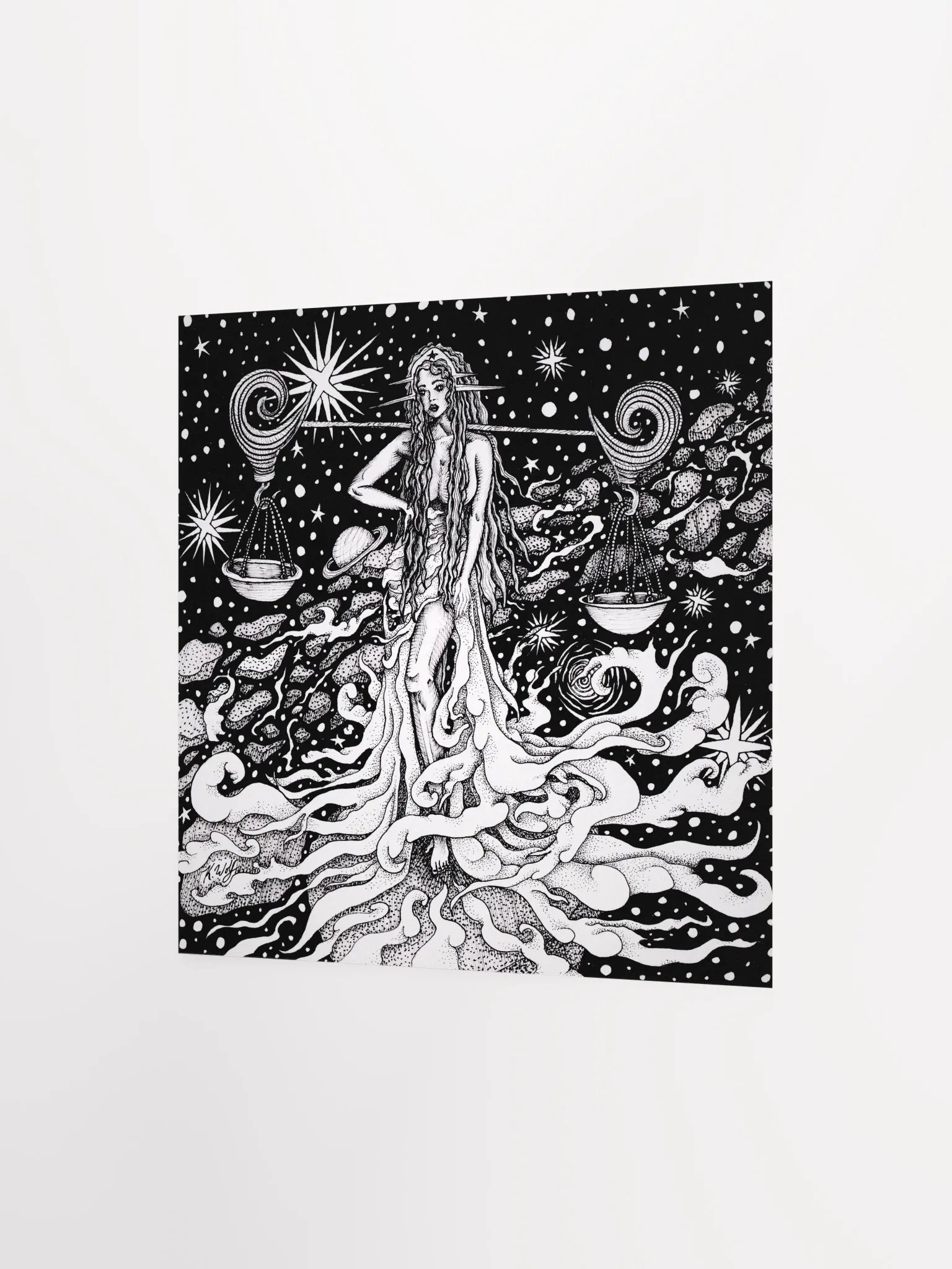 Libra Zodiac, Cosmic Fantasy Poster product image (10)