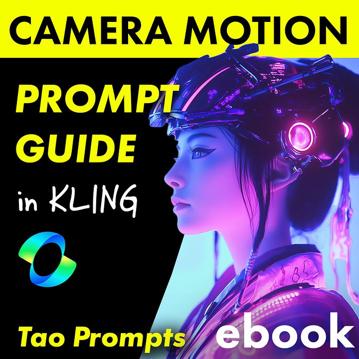 Ultimate Guide to Camera Motion in Kling for Ai Video! - Prompt Guide eBook product image (1)