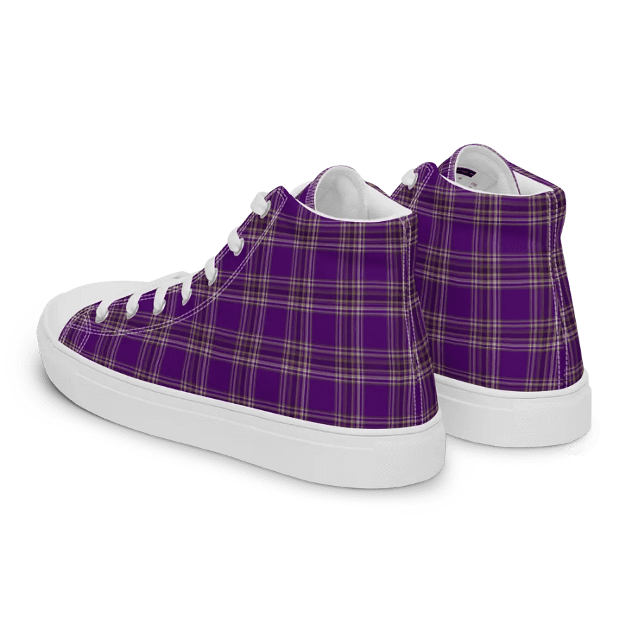 Men's Plaid Fusion High Top Shoes product image (5)