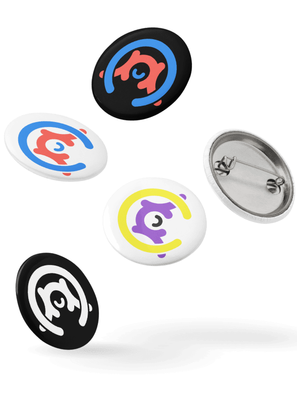AMU Set of 5 Pin Buttons product image (2)