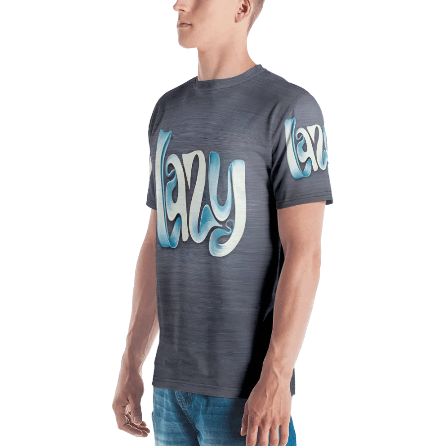 Lazy Typography T shirt product image (4)