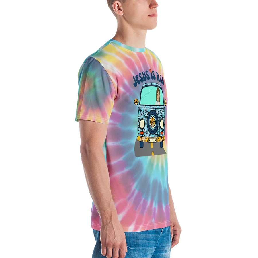 Jesus Is Rad Retro Tye Dye T-Shirt product image (4)