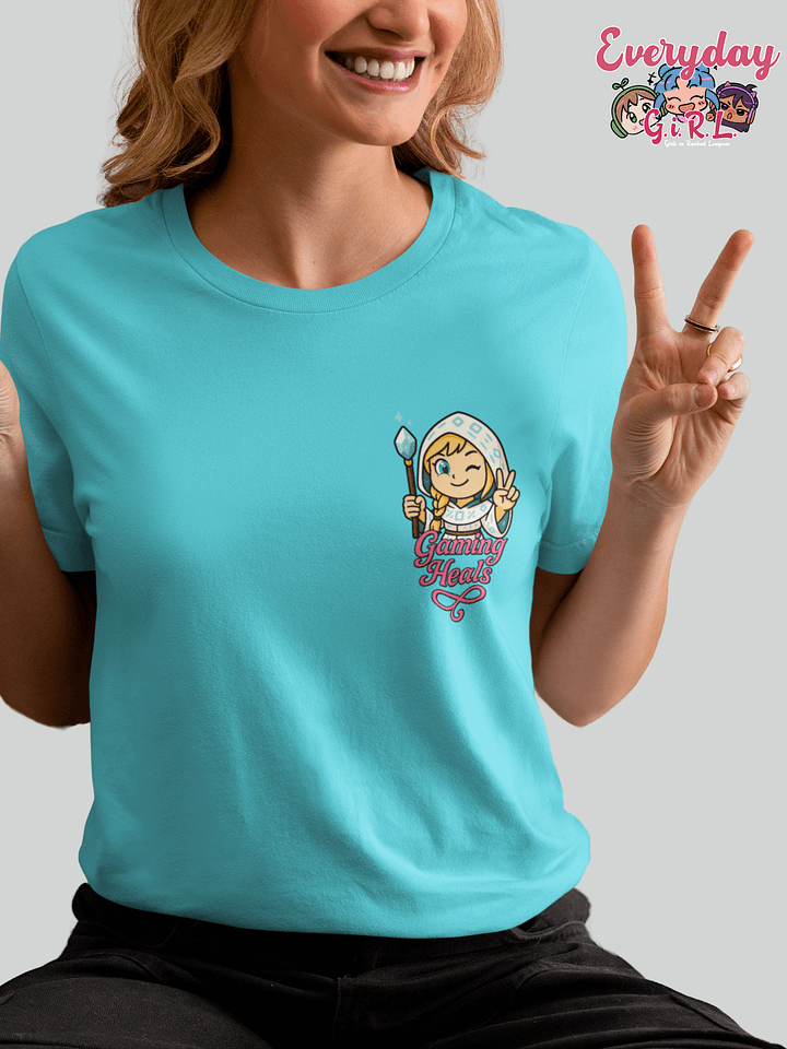 Gamer girl t-shirt - Gaming Heals by G.i.R.L. product image (1)