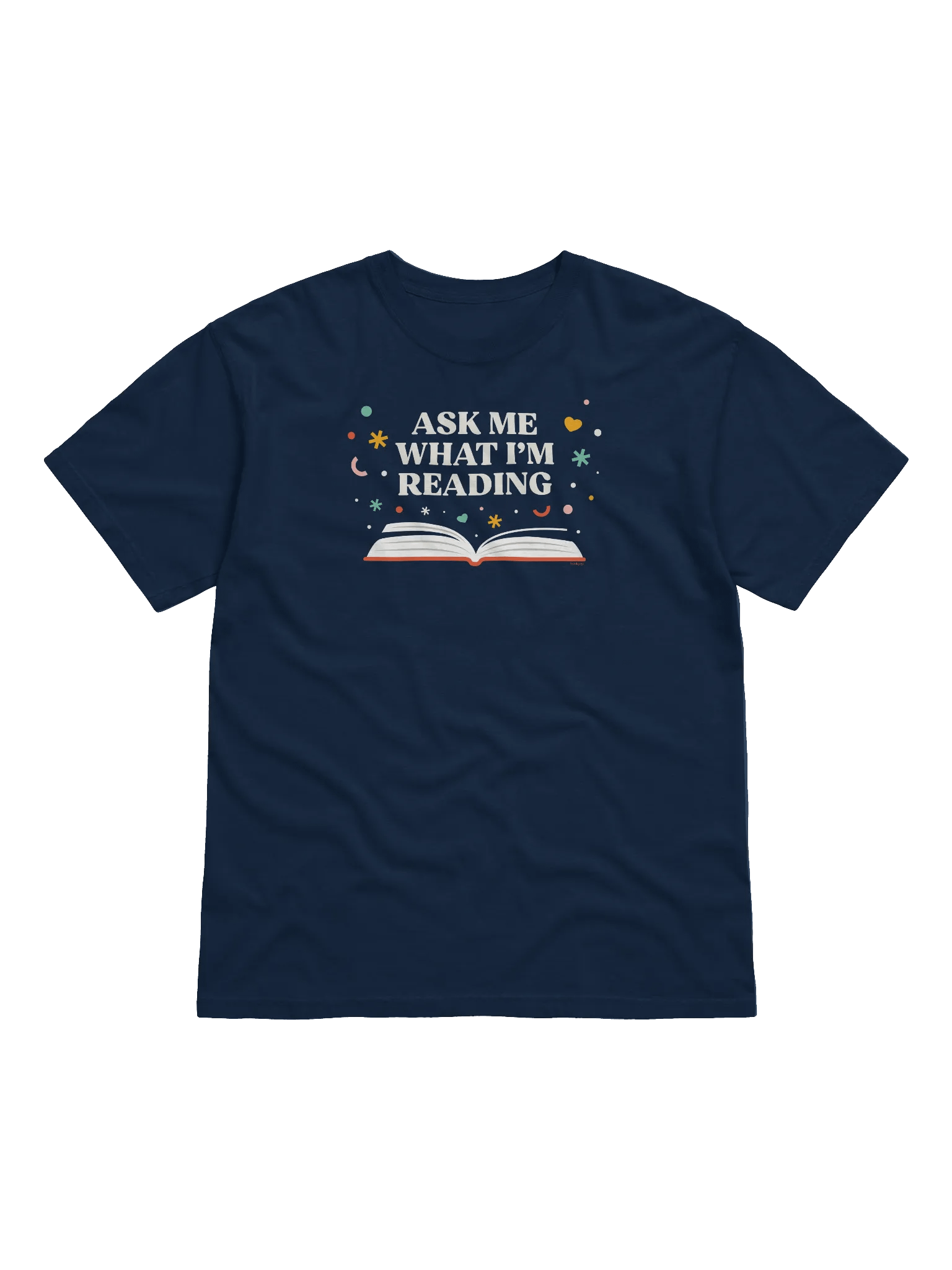 Ask Me What I'm Reading Heavyweight T-Shirt product image (1)