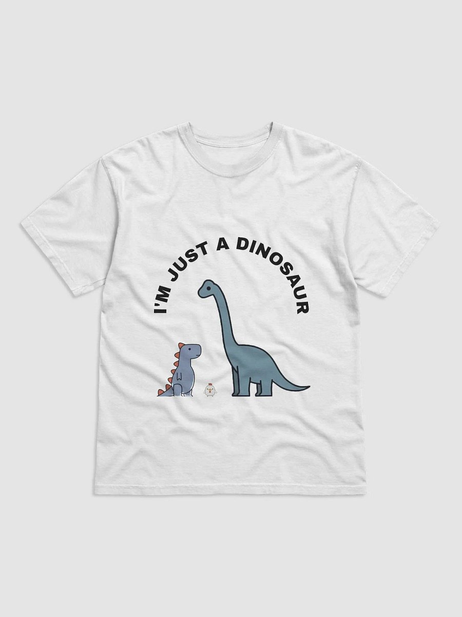 I'm just a dinosaur T-shirt product image (1)