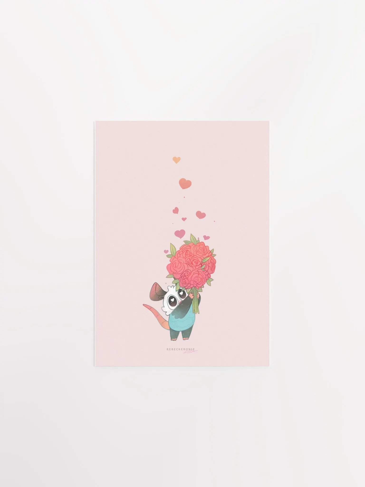 Valentine Possum Print product image (1)