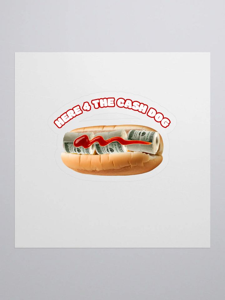 Cash Dog Sticker product image (1)
