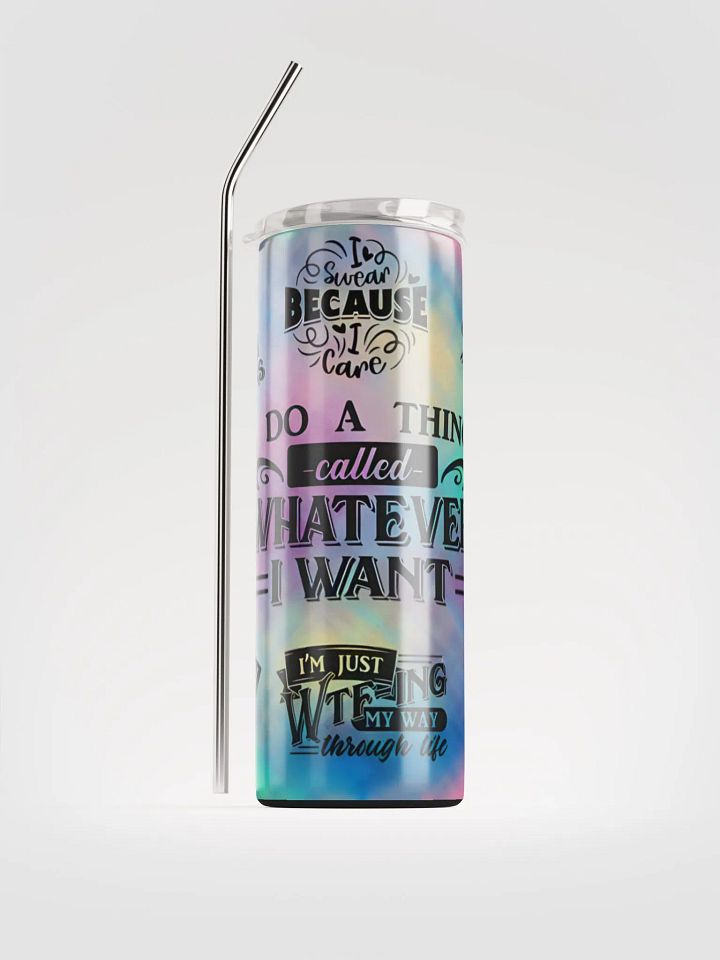 Rebellious Quotes Stainless Steel Tumbler product image (1)