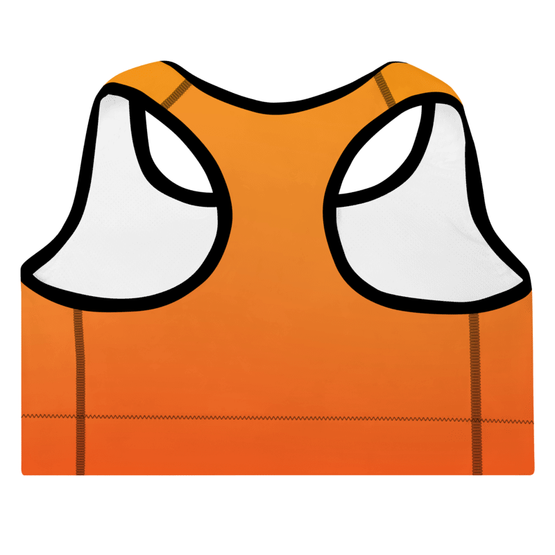 XPRESSACTIVE Orange All-Over Padded Sports Bra product image (4)