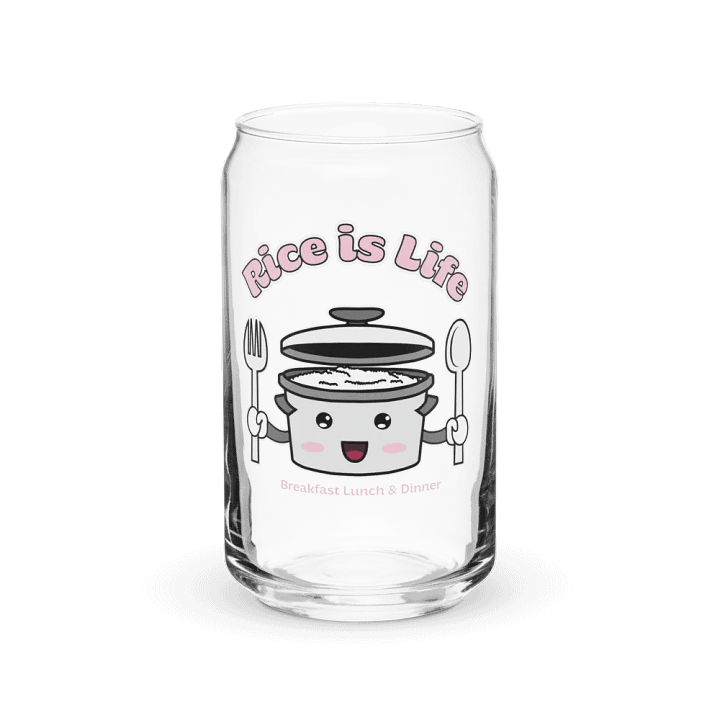 Rice is Life Can-Shaped Glass product image (1)