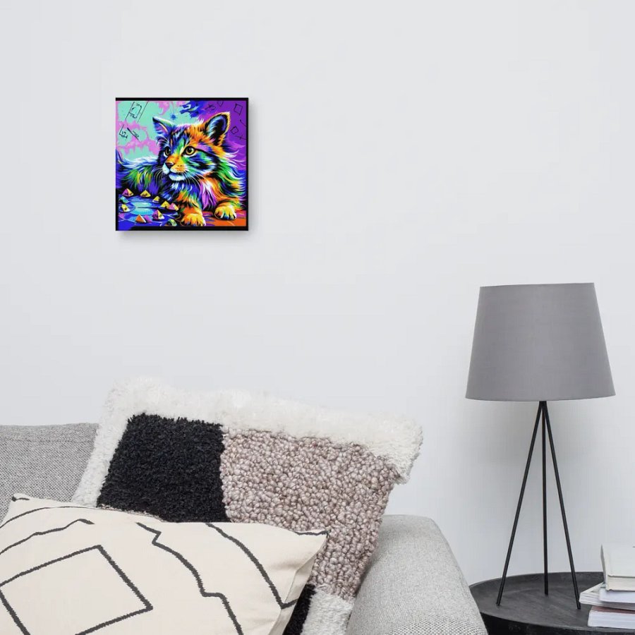 Cute Cat Digital Painting - v4 product image (10)
