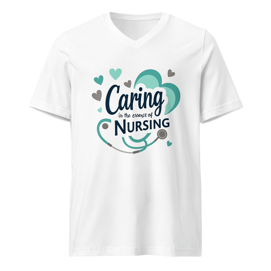 Caring is the Essence V-Neck Tee product image (1)
