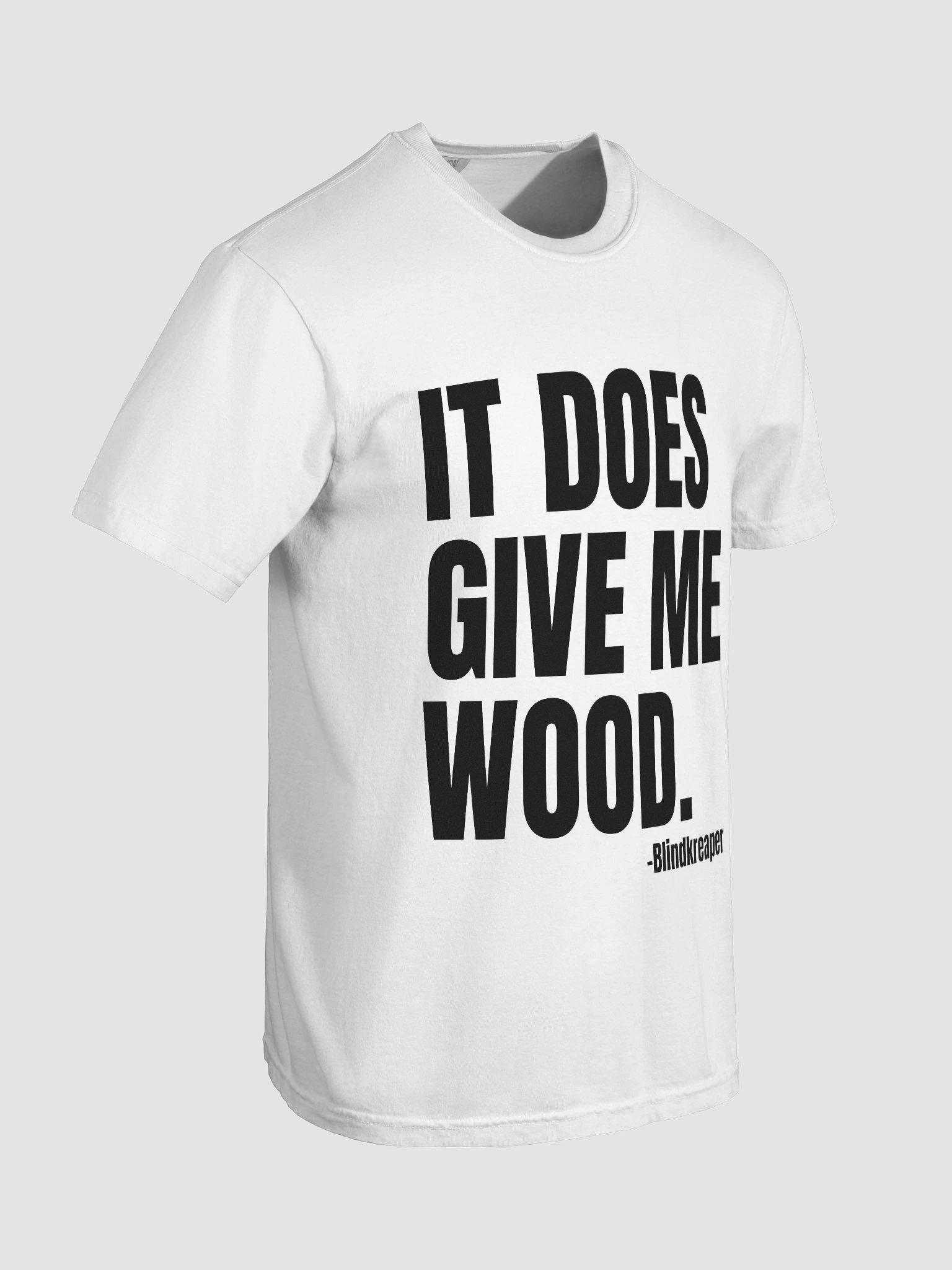 It Does Give Me Wood - Heavyweight Tee - White product image (7)