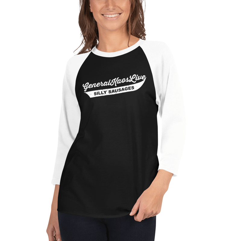 Team Silly Sausage - Baseball Team Tee (WHITE LOGO)