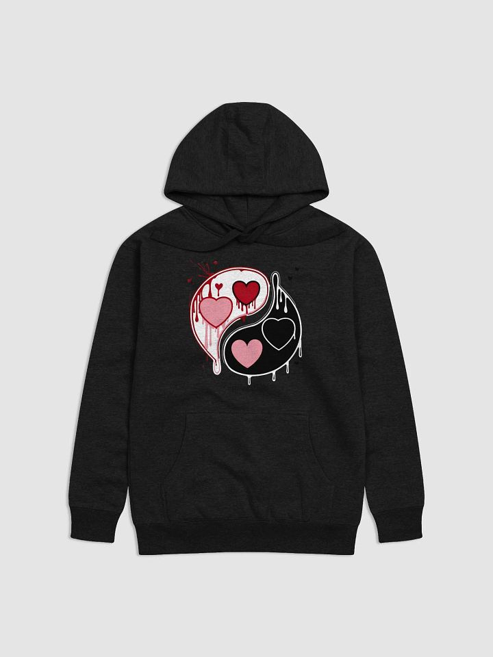 Lovey Dovey Romantic Hoodie – Soft Balance & Aesthetic Streetwear product image (1)