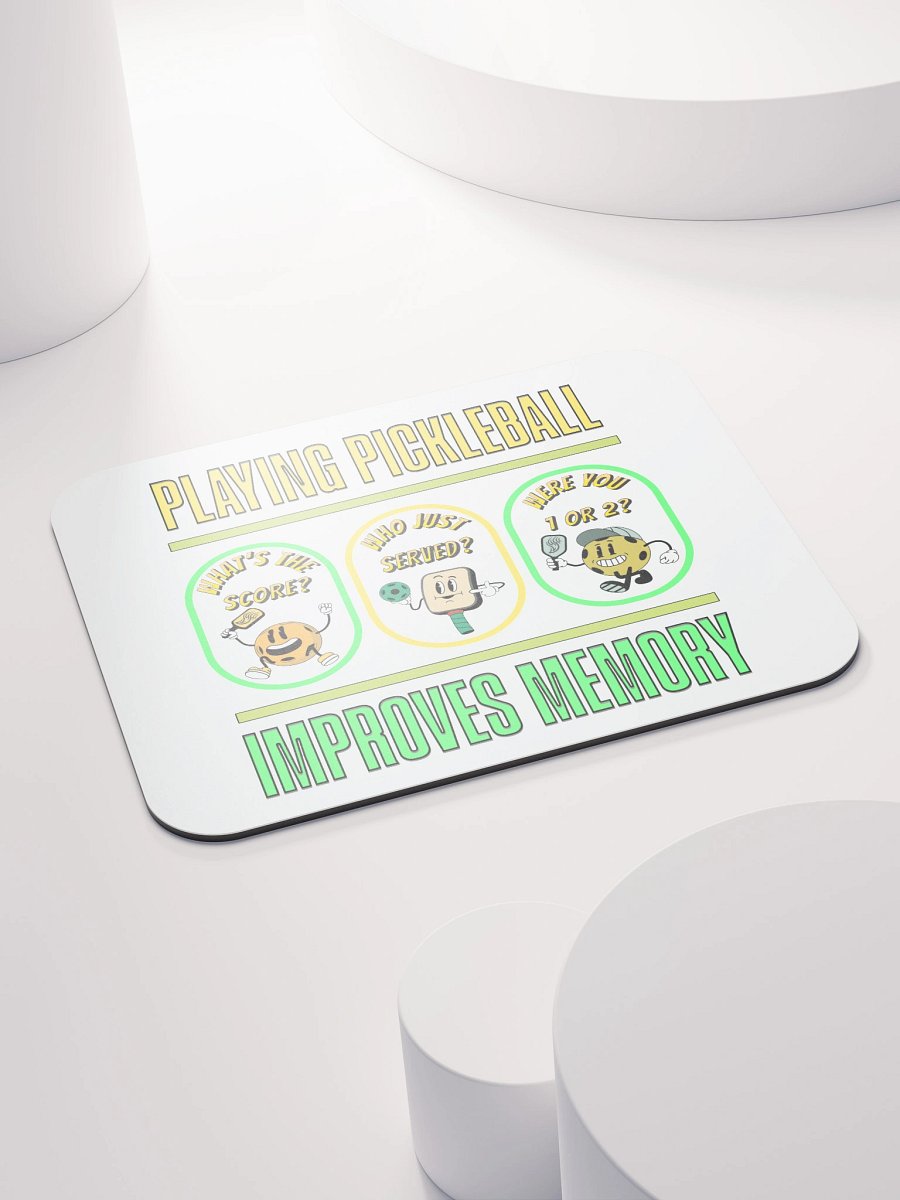 Playing Pickleball Improves Memory Booster Mouse Pad product image (4)