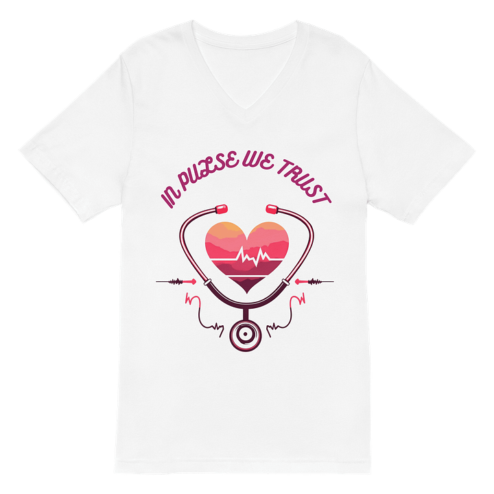 Heartbeat Trust V-Neck Tee product image (2)