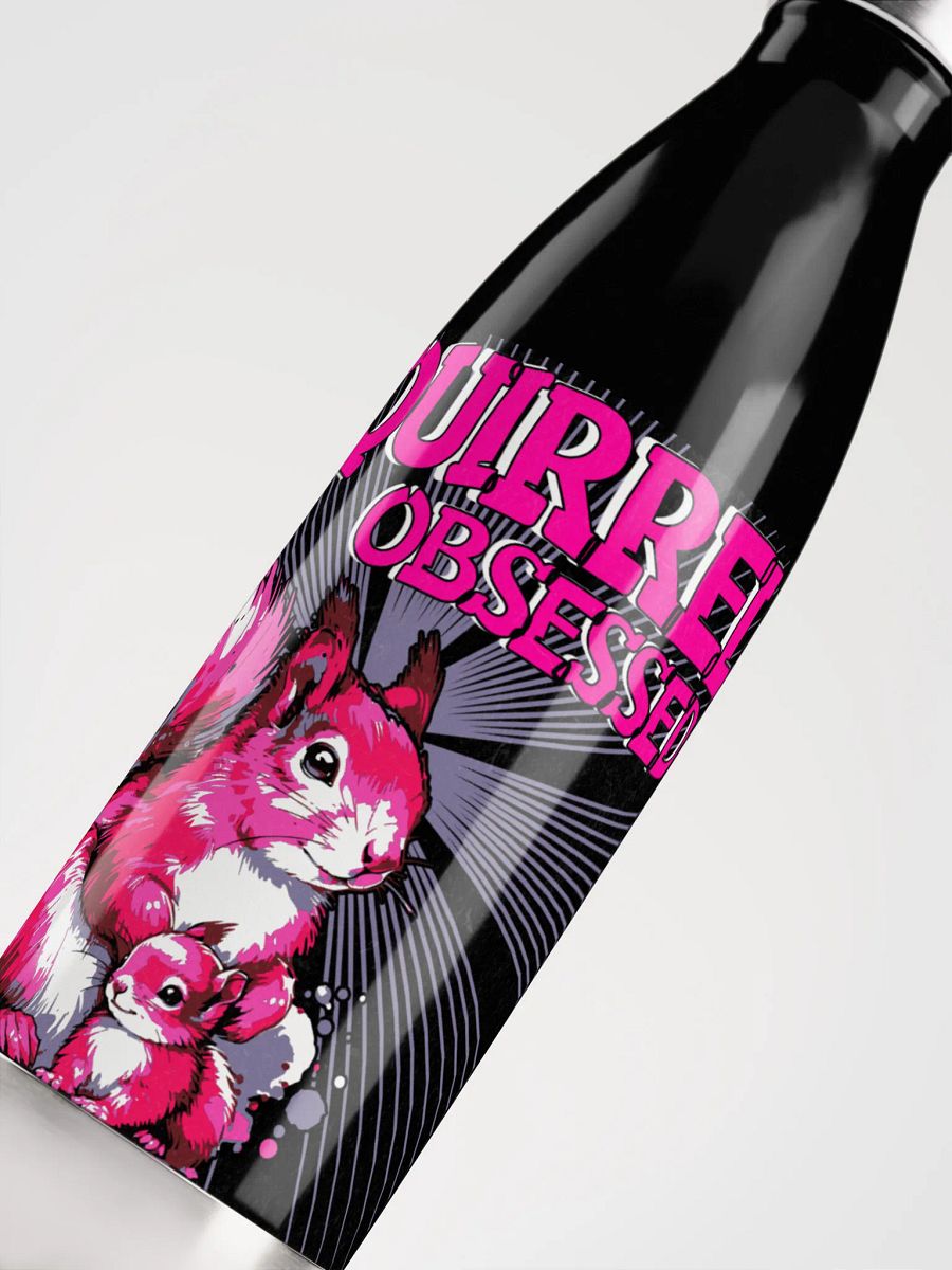 Squirrel Obsessed Stainless Steel Water Bottle product image (5)