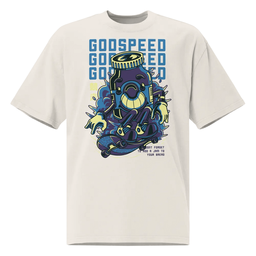 Godspeed Grooves Oversized T-Shirt product image (2)