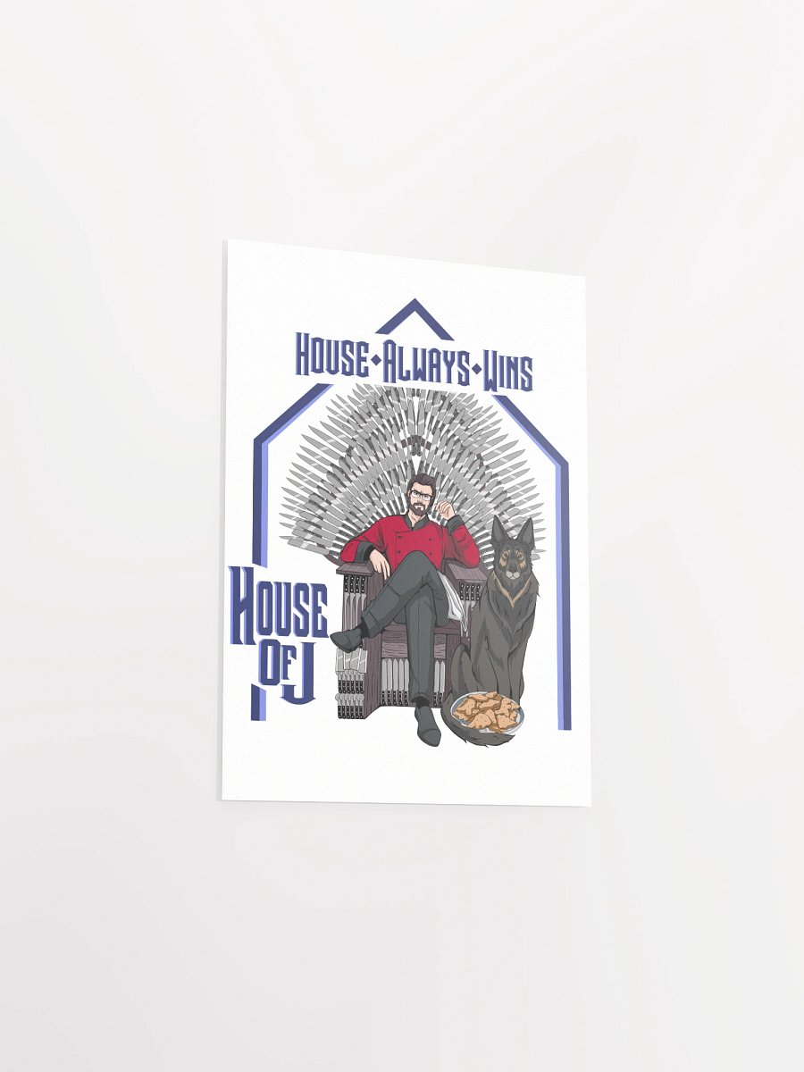 "House Always Wins" Poster (Light) product image (17)