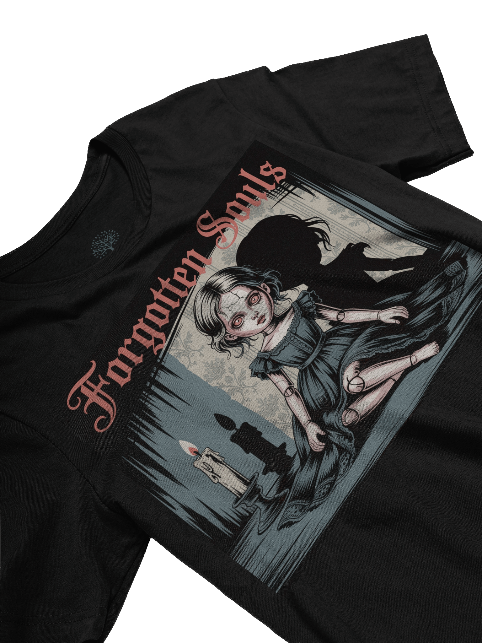 Creepy Doll 'Eternal Shadows' T-Shirt - Unisex Supersoft Gothic Design product image (24)