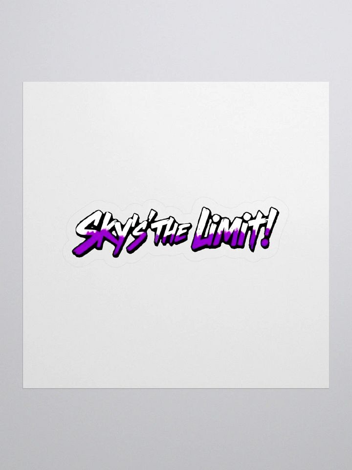 Sky's the Limit! Kiss Cut Stickers product image (1)