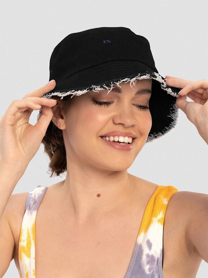 CS Distressed Denim Bucket Hat product image (2)