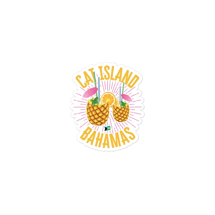 Cat Island Bahamas Magnet : Bahamas Flag product image (2)