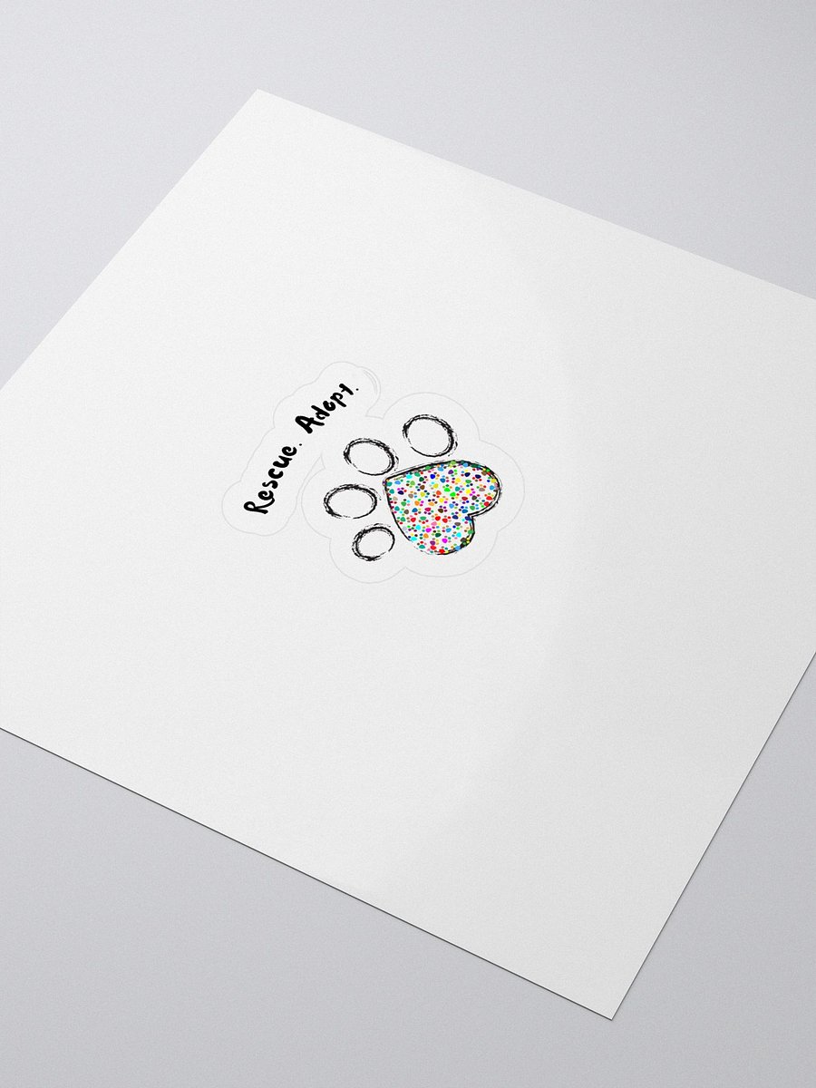 Whimsical Paw Print Kiss Cut Stickers product image (3)
