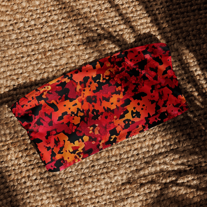 Sunset Chaos Recycled Bandeau Bikini Top product image (2)