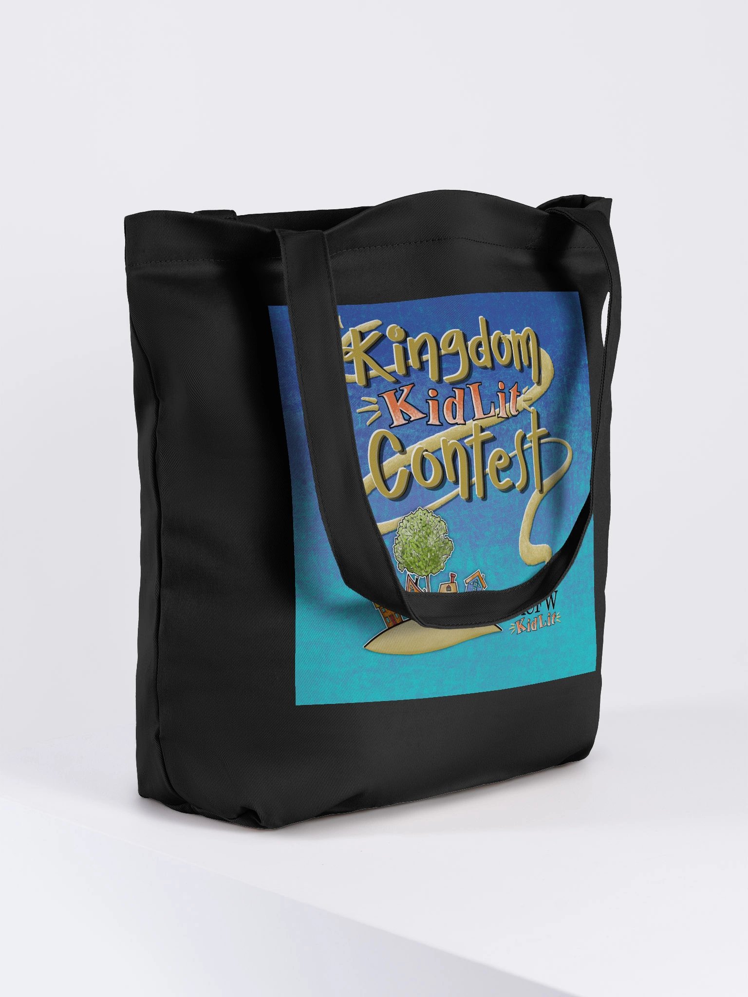 Kingdom KidLit Contest Black Tote Bag - Printed both sides product image (4)