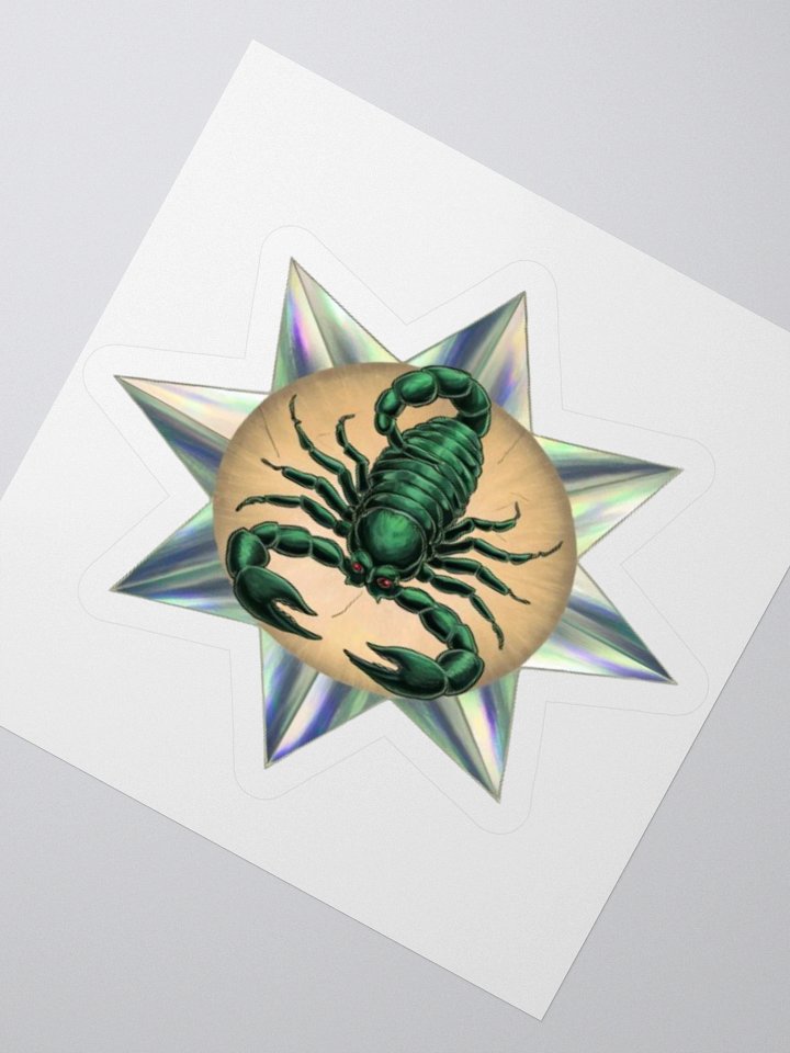 Scorpio Zodiac Sticker - Exclusive Star Design | TDS Music product image (5)