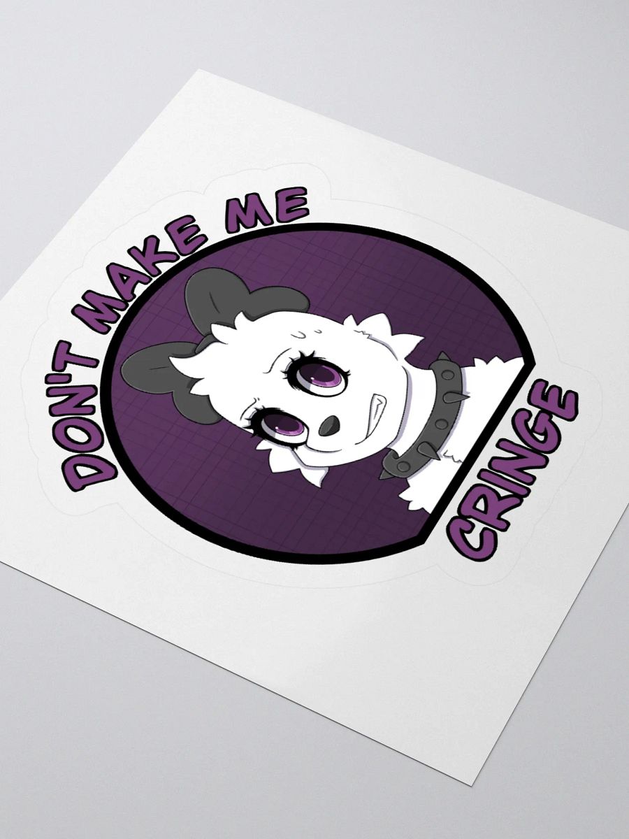 Don't Make Me Cringe Sticker product image (3)