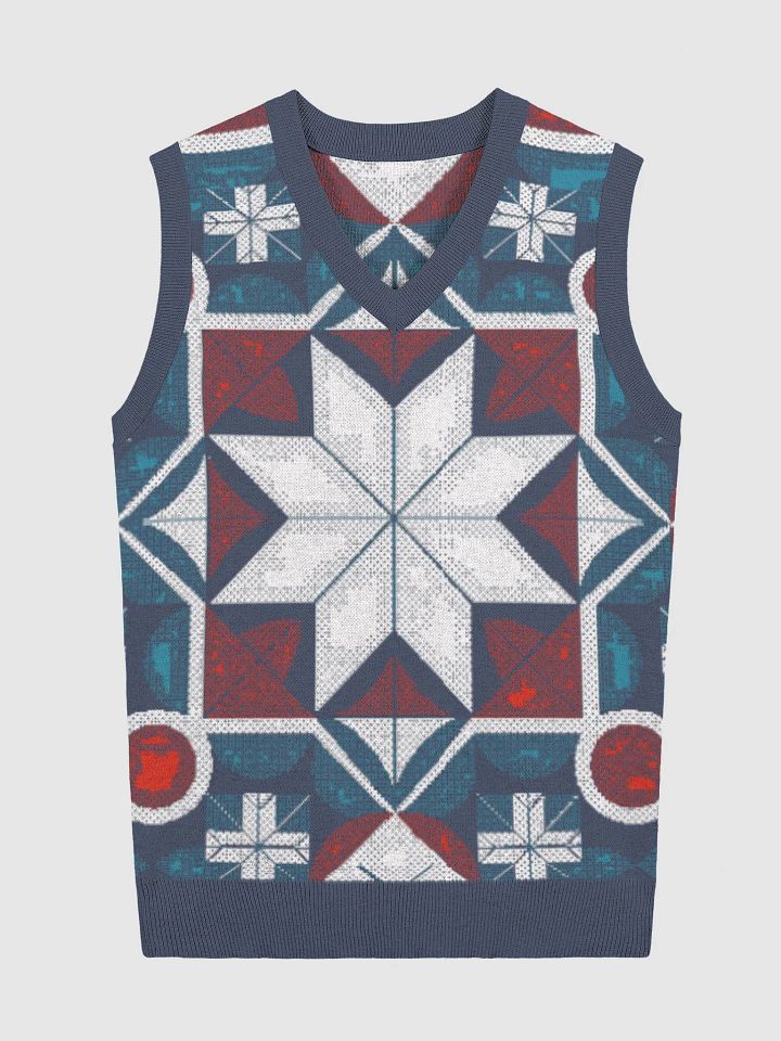 KaleidoStar patterned Jacquard Sweater V-Neck Vest product image (2)