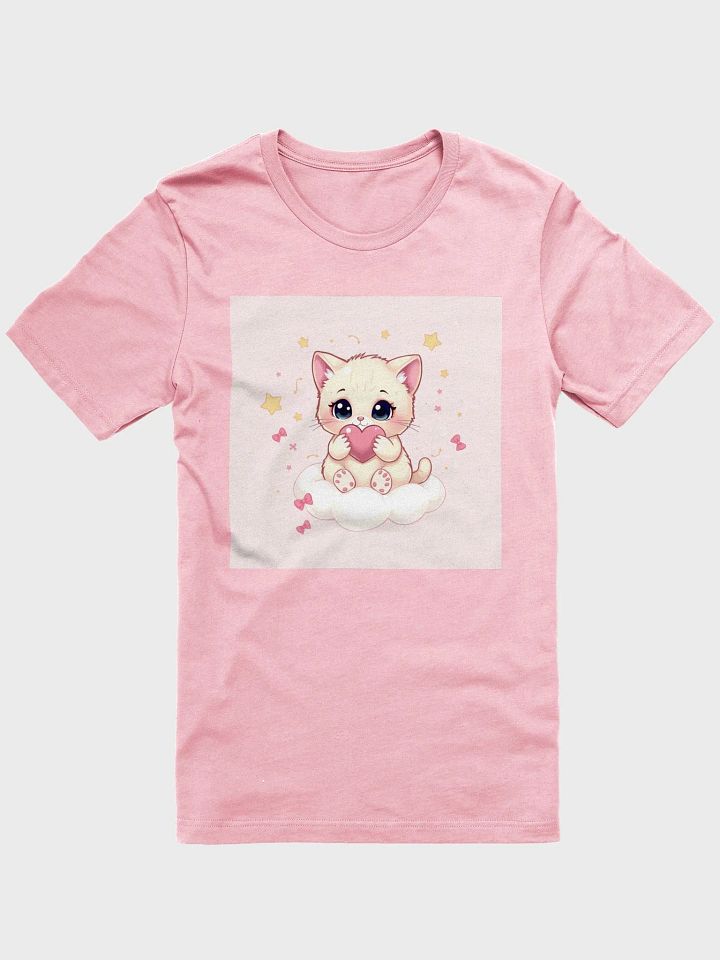 Whimsical Kitten Love T-Shirt product image (2)