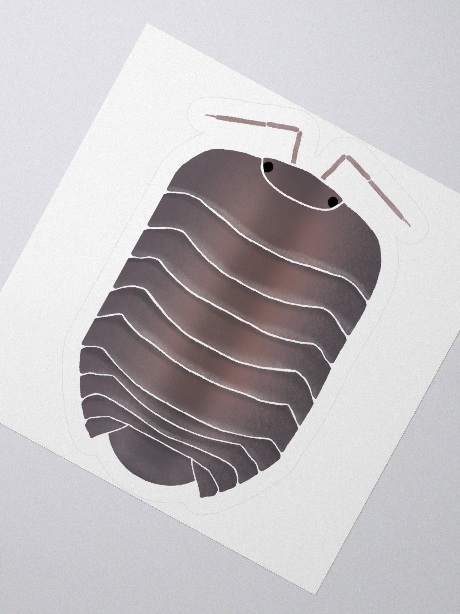 Purple Giant Isopod Sticker product image (5)