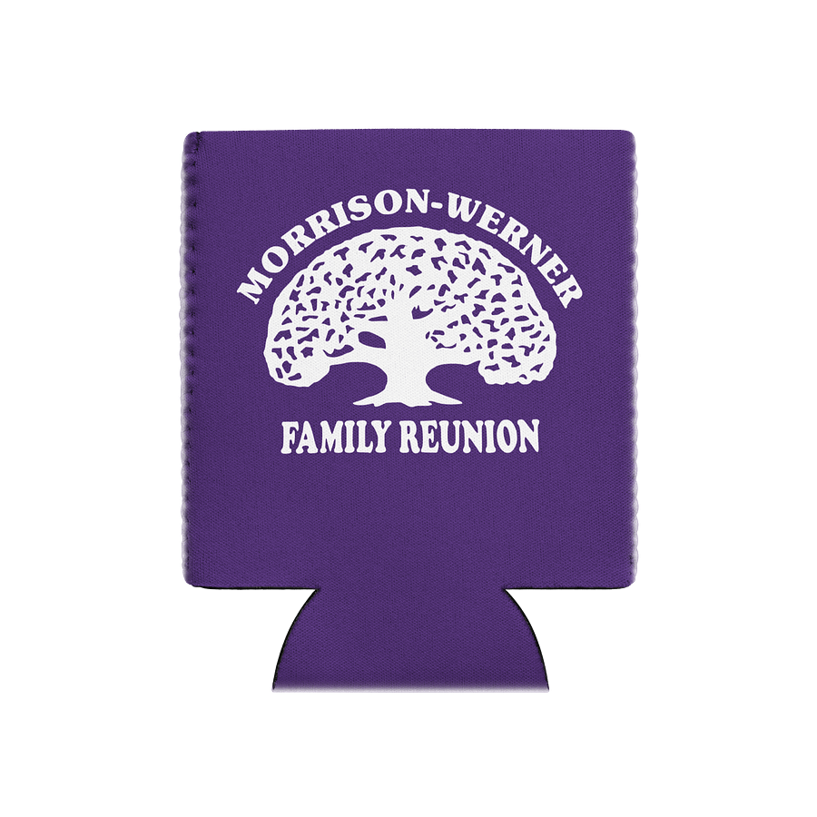 "Morrison-Werner Family Tree" Can Coozie (Purple) product image (1)