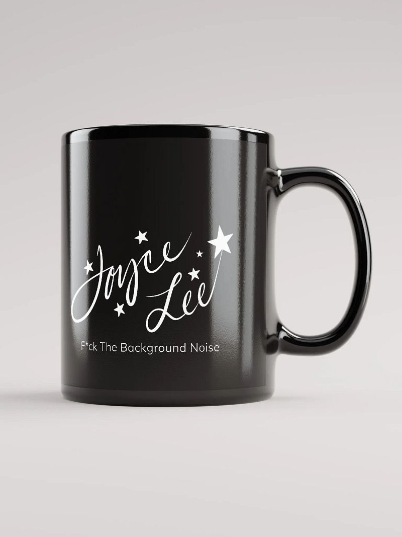 Joyce Lee Purple Graphic Mug (Black)
