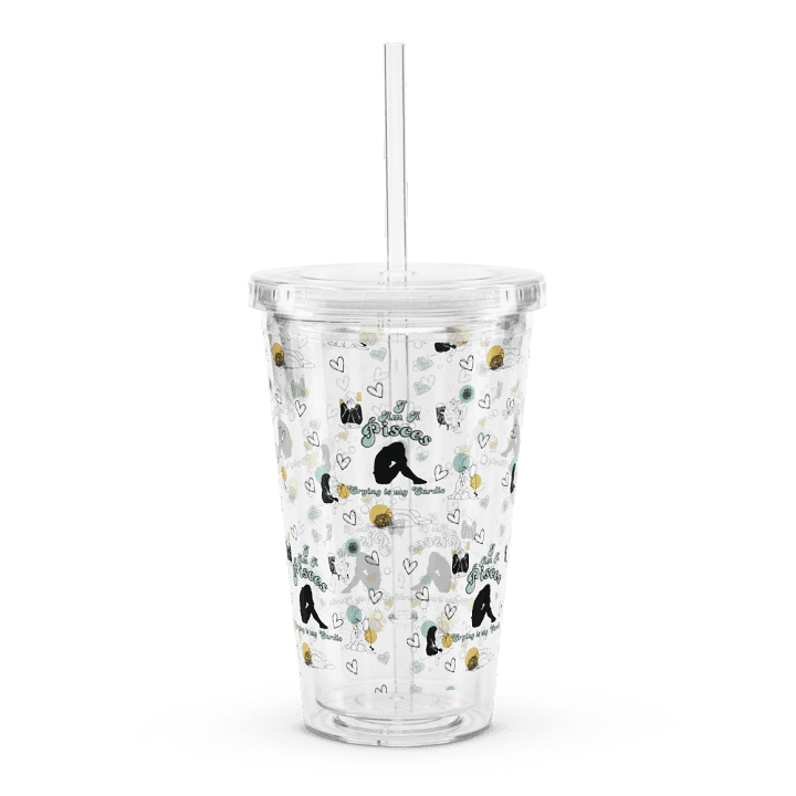 Pisces, Crying is My Cardio, Clear Tumbler product image (1)