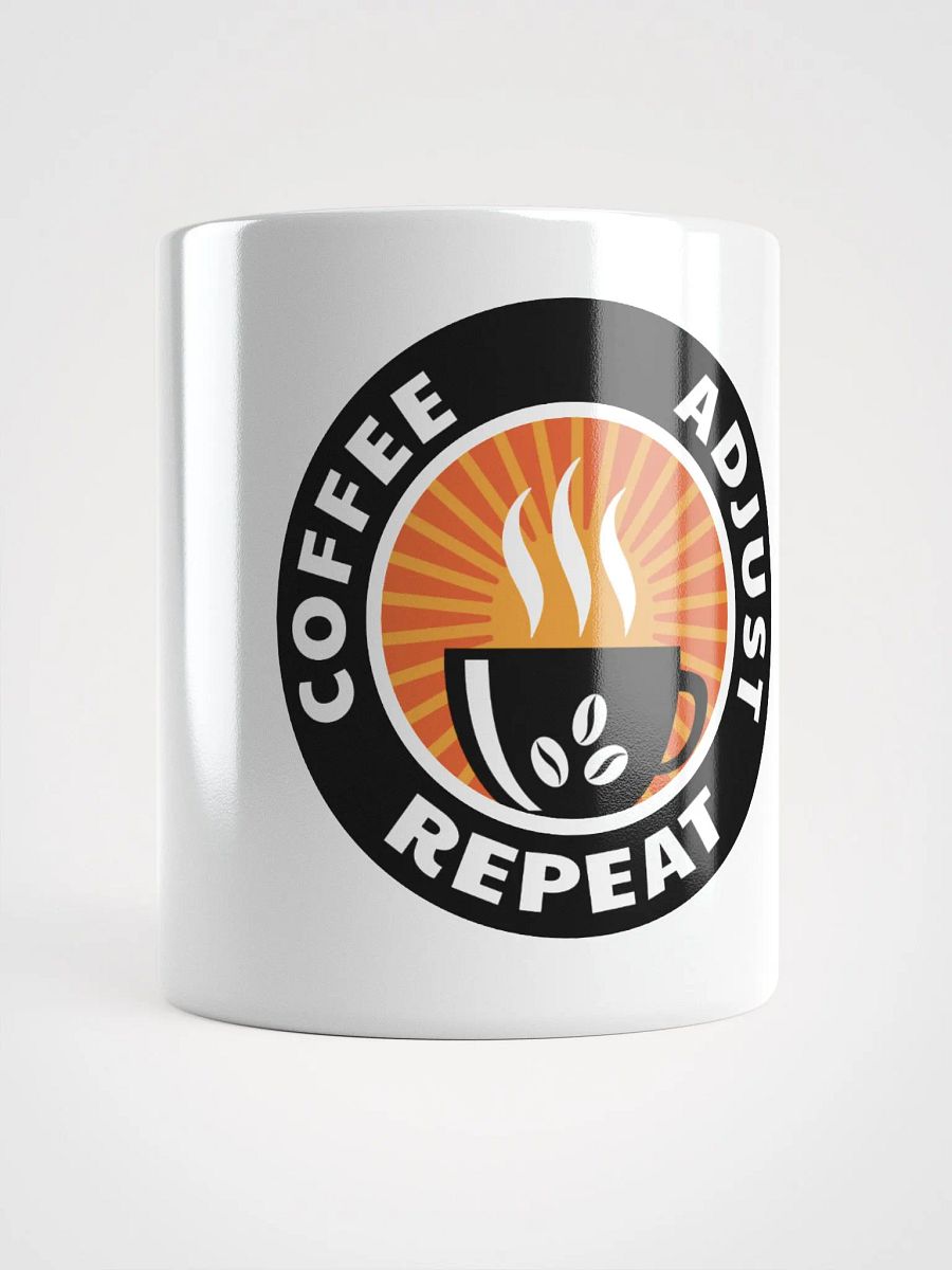 Coffee Adjust Repeat - White Mug product image (5)