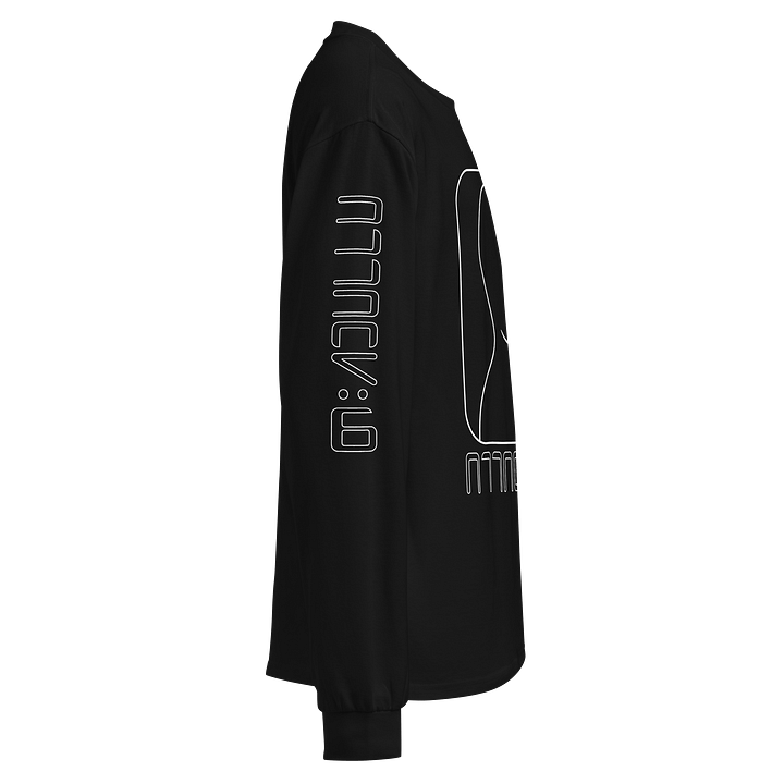 ATTACKNINE "Visitor" - Black Unisex Heavyweight Long Sleeve Shirt product image (2)