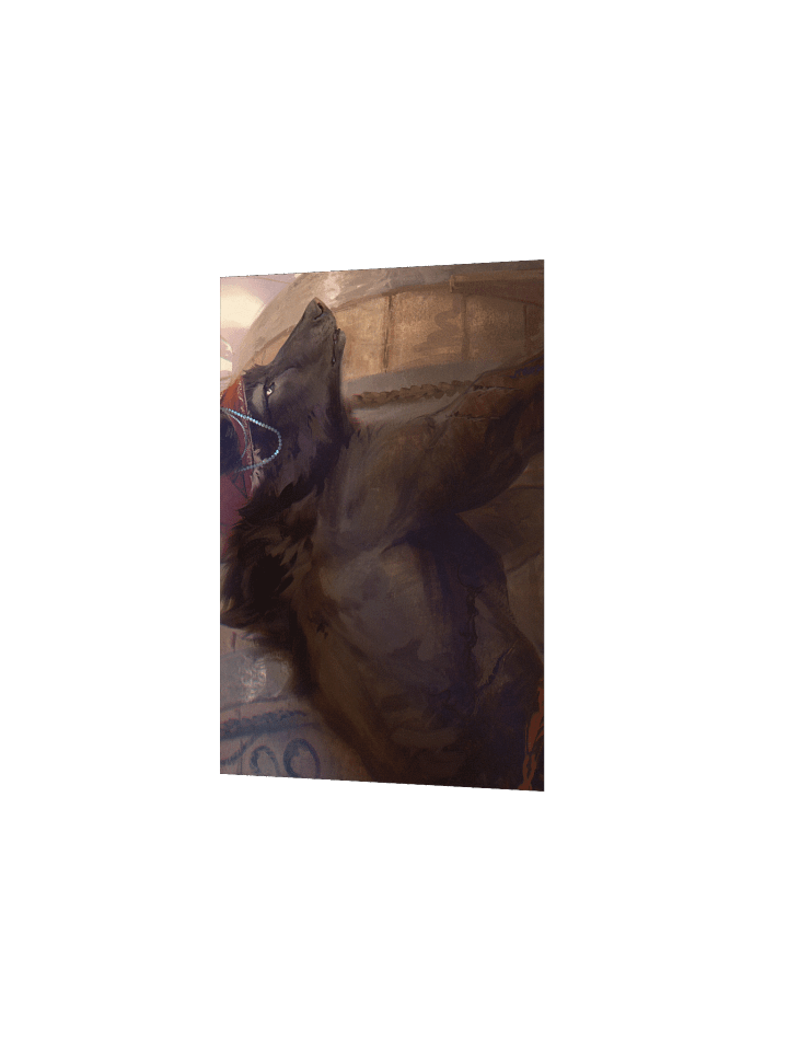 Matte Poster Print - Shirtless Wolf product image (3)