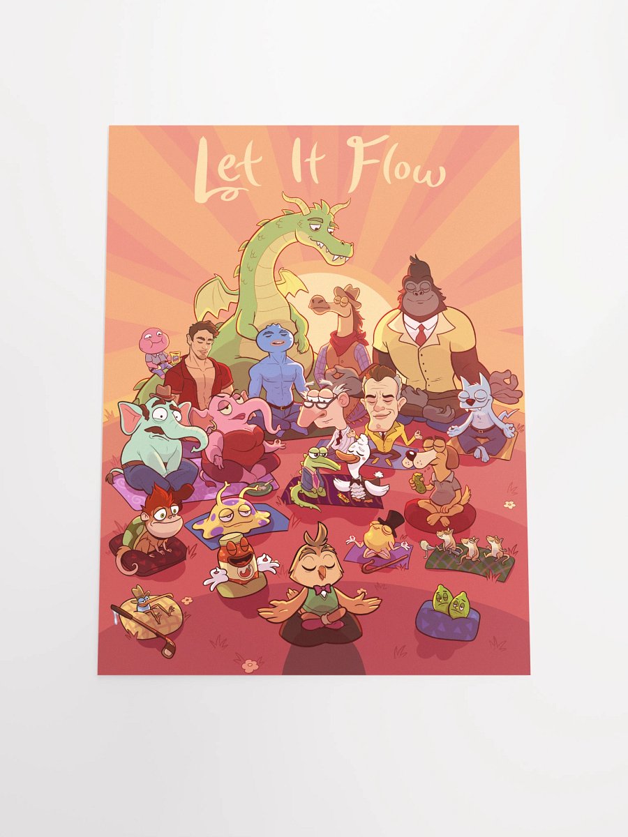 Let It Flow (12 x 16 Poster) product image (4)