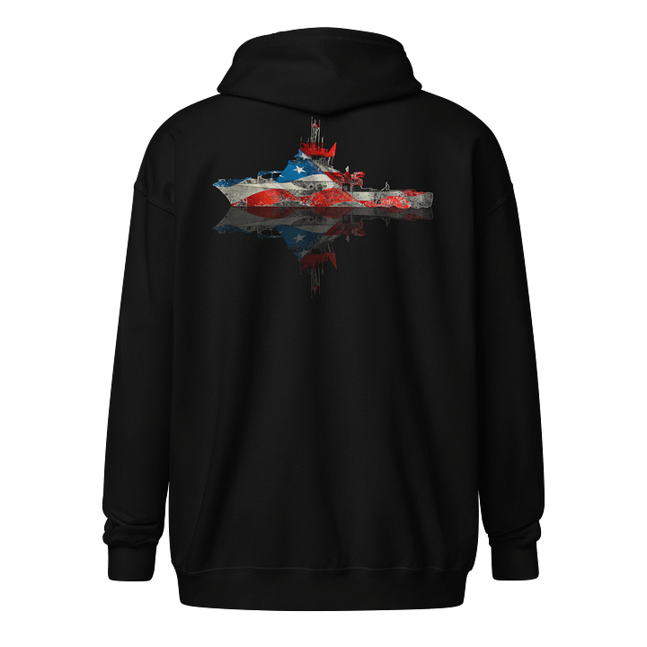 Tug Garth Foss Flage and reflection Zip Hoodie product image (1)