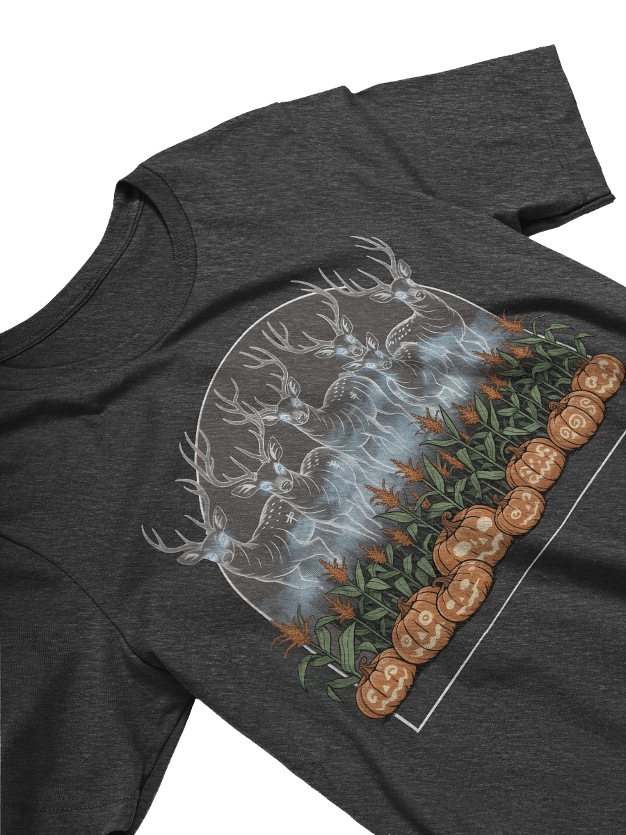 Glowing Ghostly Deer Halloween T-Shirt product image (3)