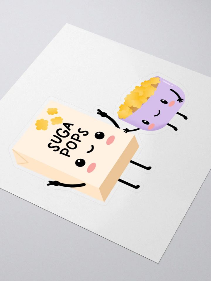 Cute Kawaii Breakfast Cereal Kiss Cut Sticker product image (1)