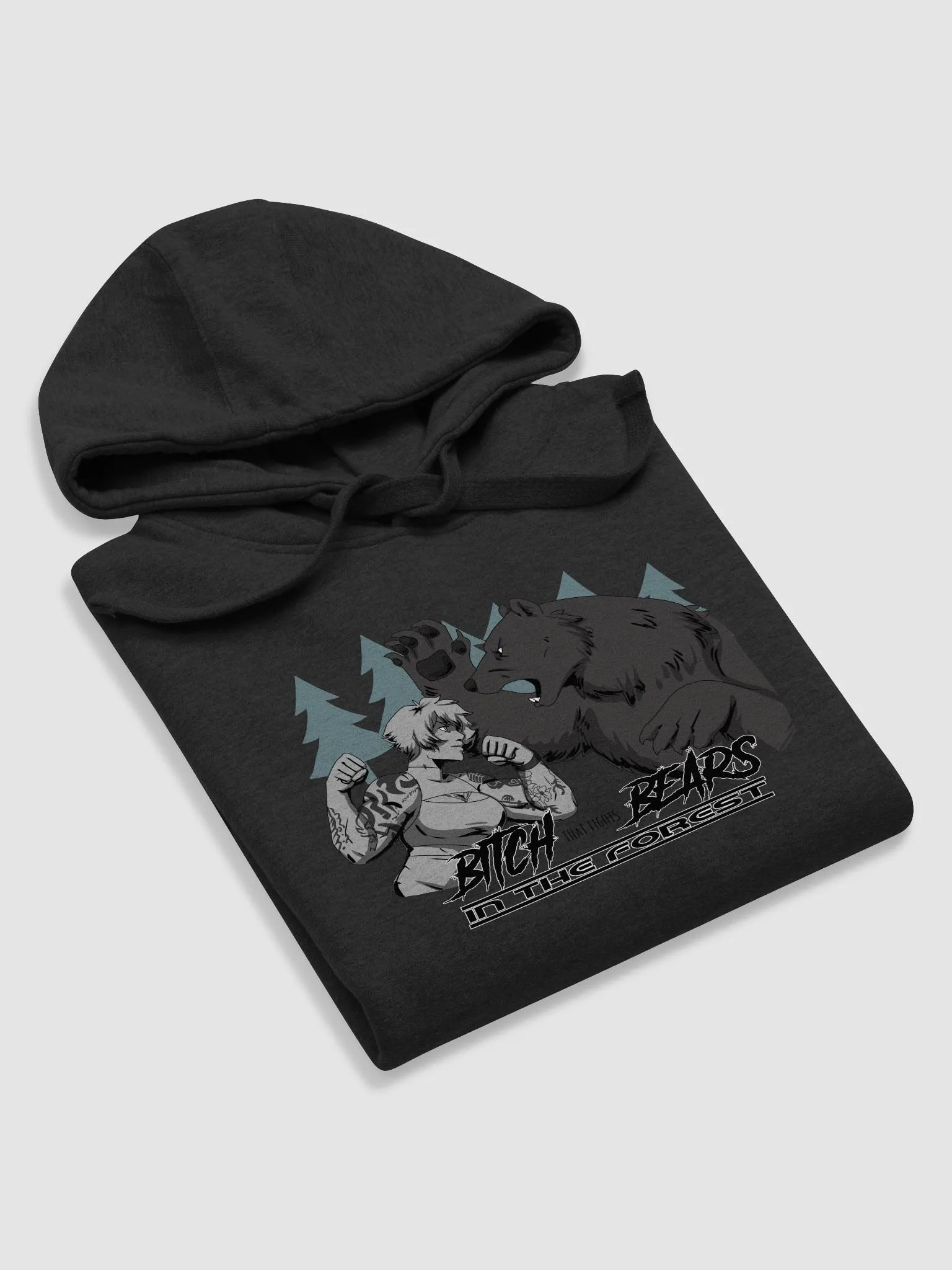 Bear Fight - Hoodie product image (6)