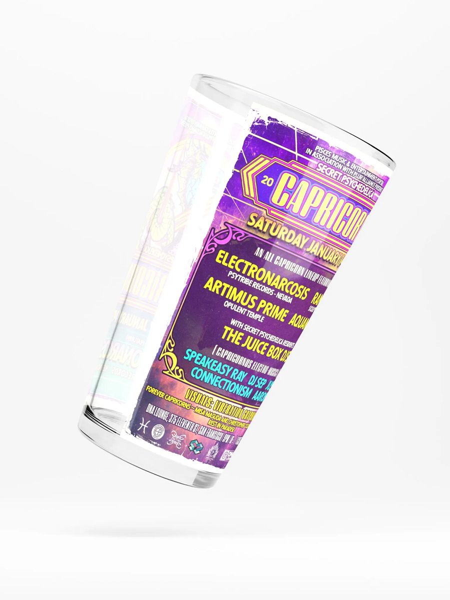 Capricorn 2023 Shaker Pint Glass product image (2)