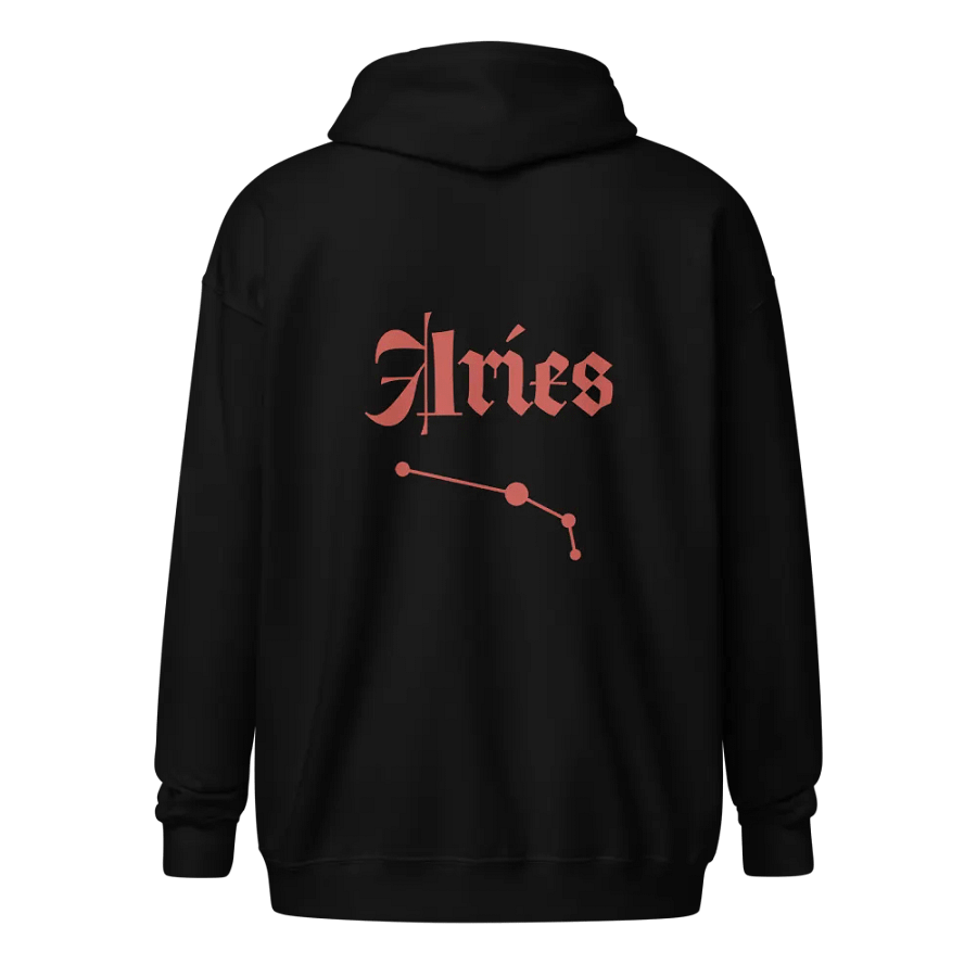 Aries Ram Circle Zip Hoodie product image (8)